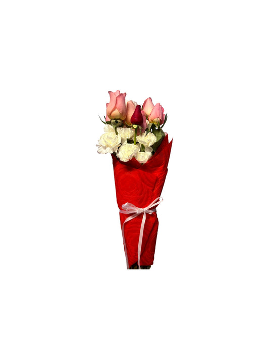 Valentine’s Blush Rose Bouquet