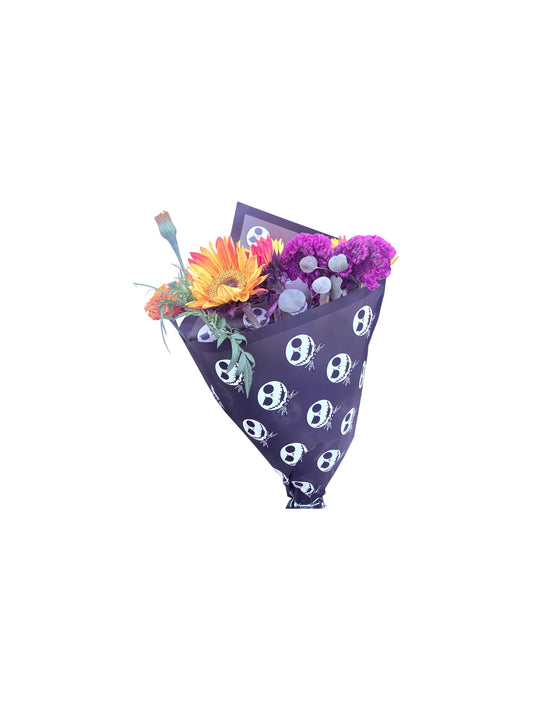 🎃 Halloween Cempasúchil & Sunflower Bouquet with Silver Dollar Eucalyptus