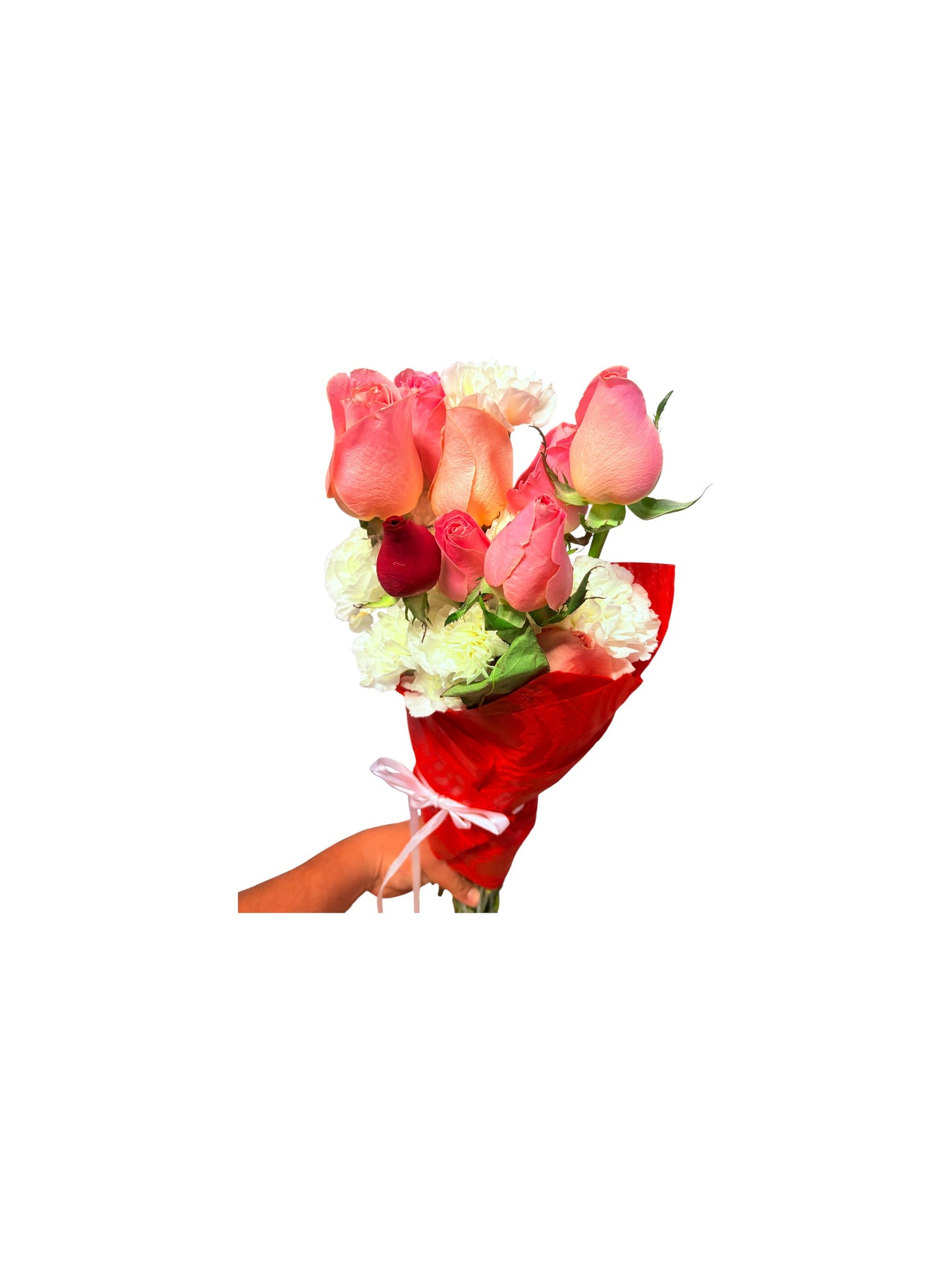 Valentine’s Blush Rose Bouquet