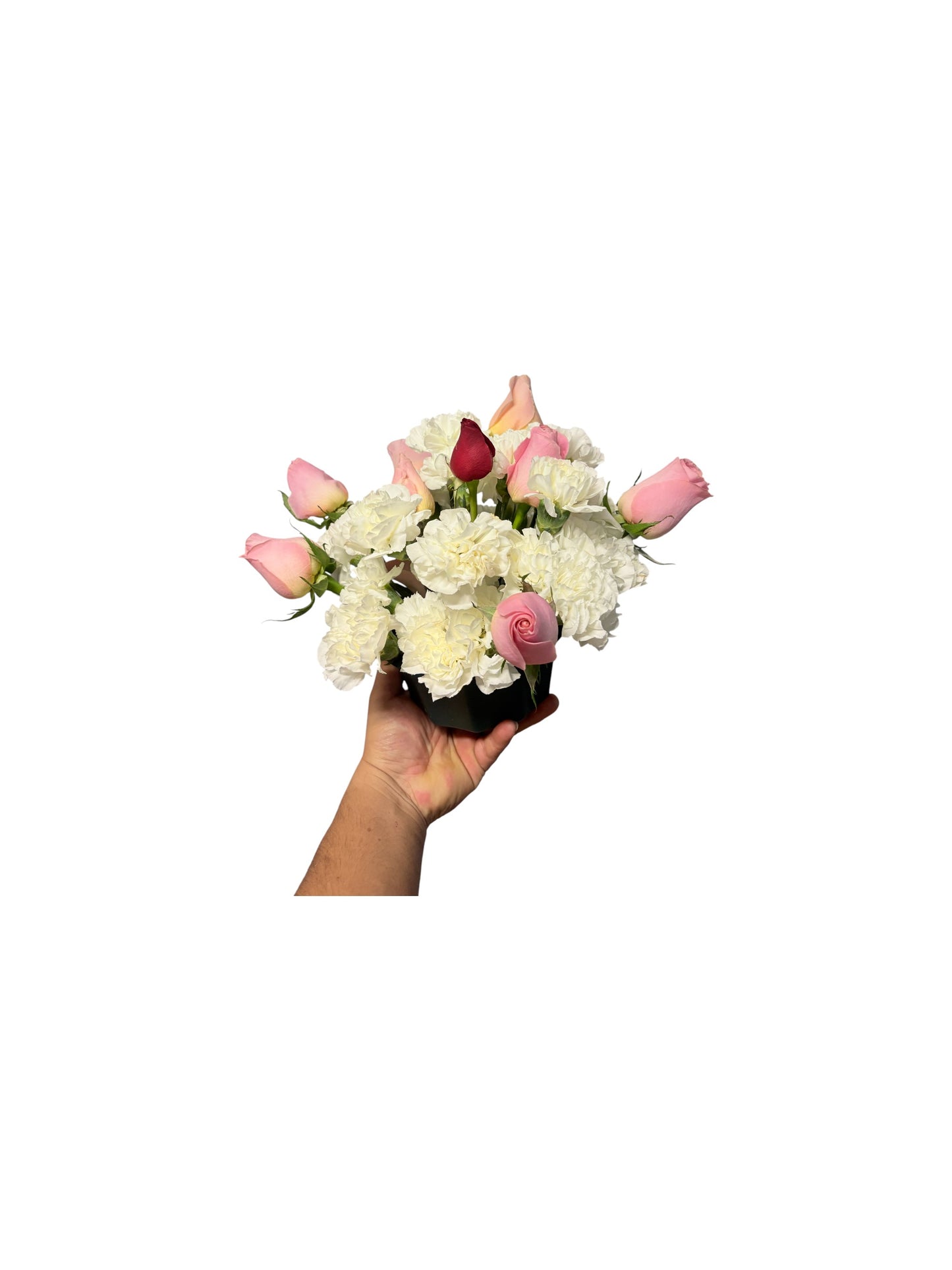 Valentine’s Rose Arrangement – Signature Container Collection